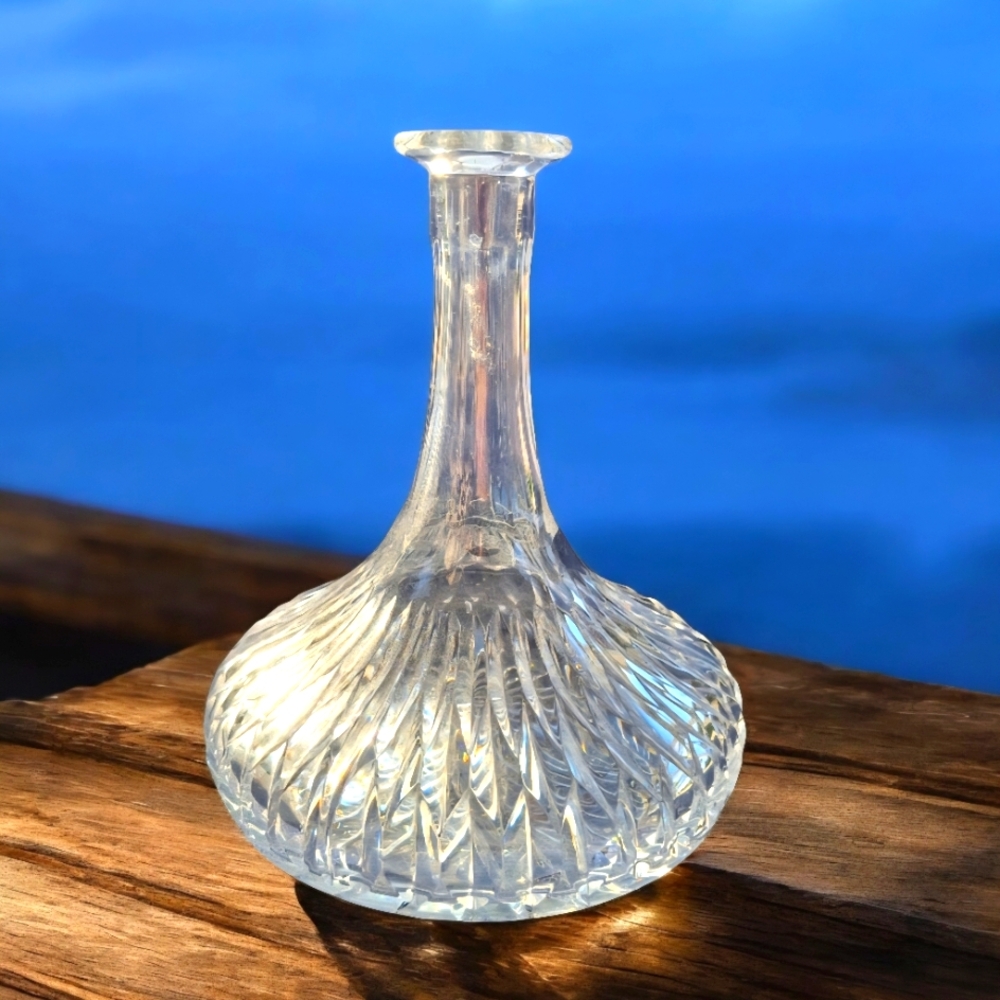 Waterford Crystal Ship Decanter.